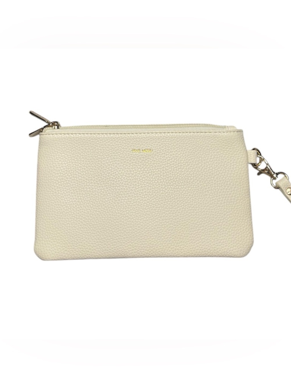 Pixie Mood Ivory Pebbled Wristlet - Picture 2 of 8